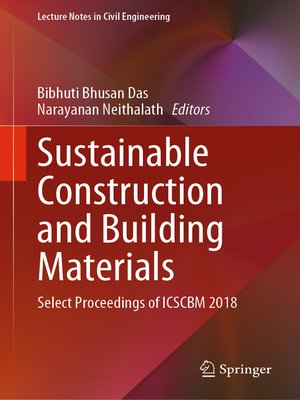 cover image of Sustainable Construction and Building Materials